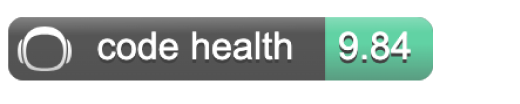 The Code Health status badge