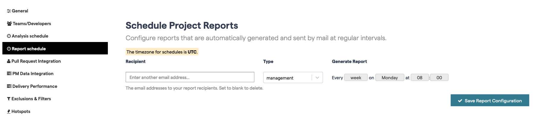 Schedule Project Report